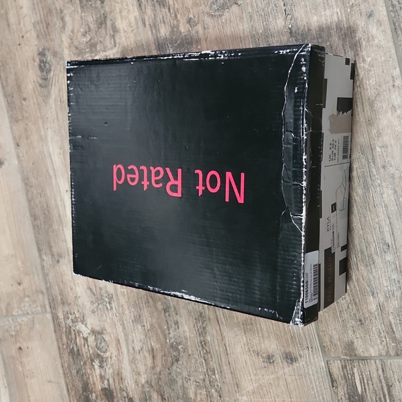 NOT RATED KYLA FAUX LEATHER WOVEN BLOCK HEEL WESTERN ANKLE BOOTIE - Picture 12 of 12